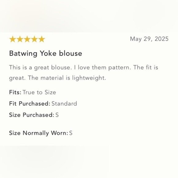 NWT Size XXS (P2P 25")  - Anthropologie Pilcro Batwing Yoke Blouse (NWT US$ 118) - Picture 11 of 16